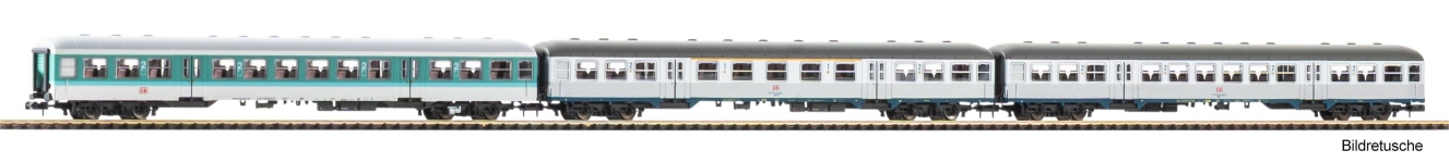 PIKO 40656 - N - 3-tlg. Set Personenwagen Silberling, DB AG, Ep. V